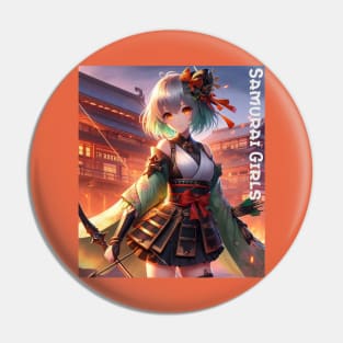 Samurai Archer Girl Pin