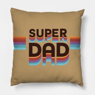 Super Dad Vintage Pillow