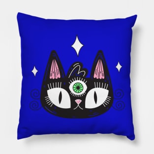 All seeing eye kitty Pillow