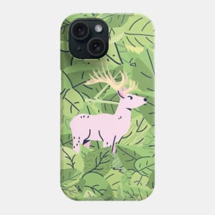 Deer in Leaves Phone Case