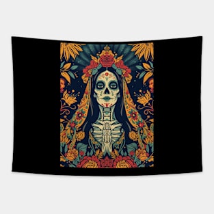 Dia de los Muertos Mujer Tapestry