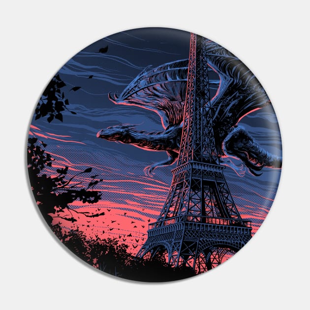 Eiffel Pin by Franco Luna