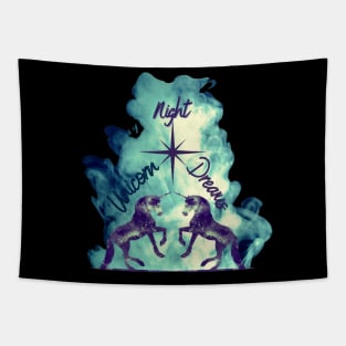 Unicorn Night Dreams Tapestry