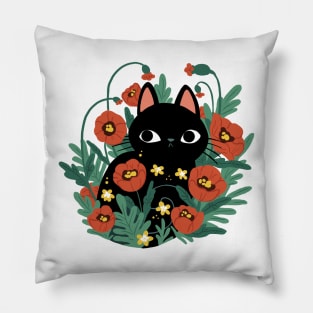 Poppy Cat Pillow