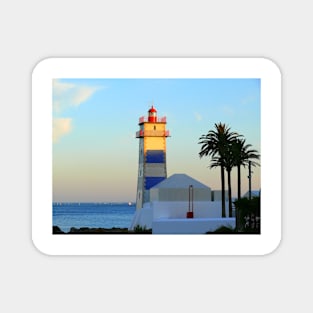 Lighthouse sunset. Cascais Magnet