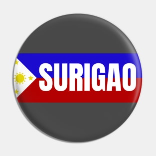 Province of Surigao in Philippines Flag Pin