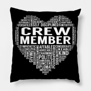 Crew Member Heart Pillow