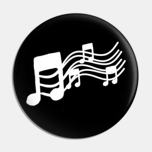 Musical notes Pin