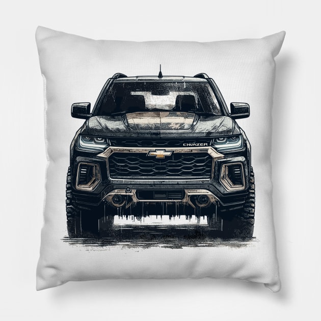 Chevy Blazer Pillow by Vehicles-Art