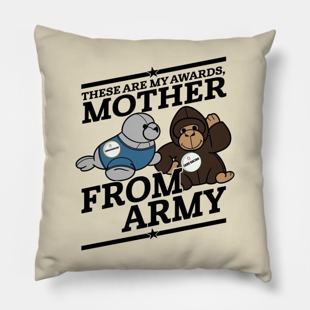 Buster Bluth - These are my Awards Mother From Army Pillow by Meta Cortex