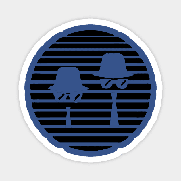 blues brothers Magnet by Tshirt0101