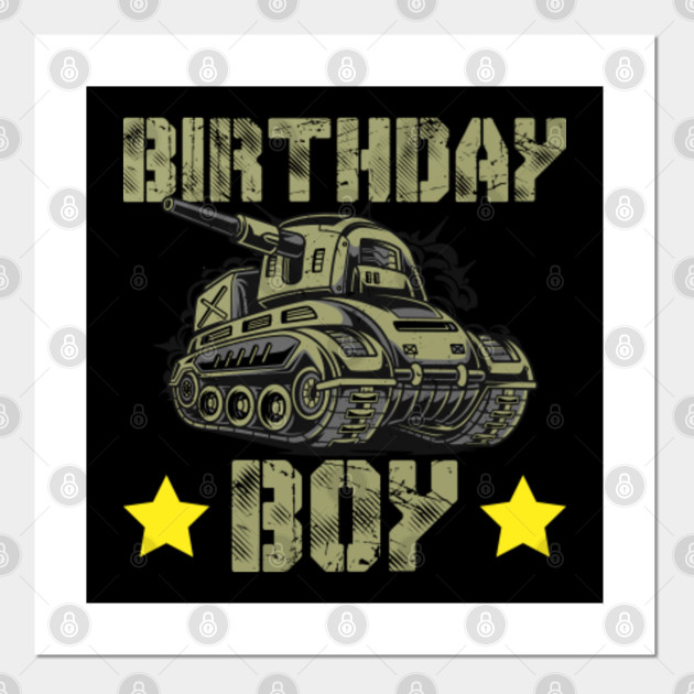 Boys Military Birth Military Party Decorations Boys T Shirt Birthday Boys Posters And Art Prints Teepublic