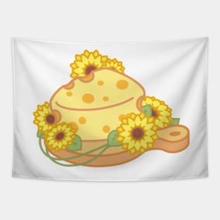 Tiny Sunflower Cheese Board Tapestry