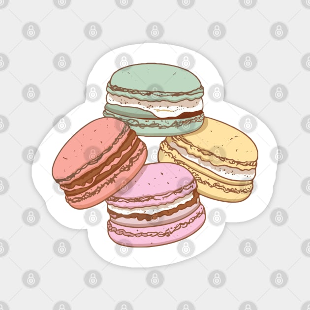 macarons Magnet by InspiredByTheMagic