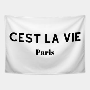 Cest La Vie Paris Tapestry