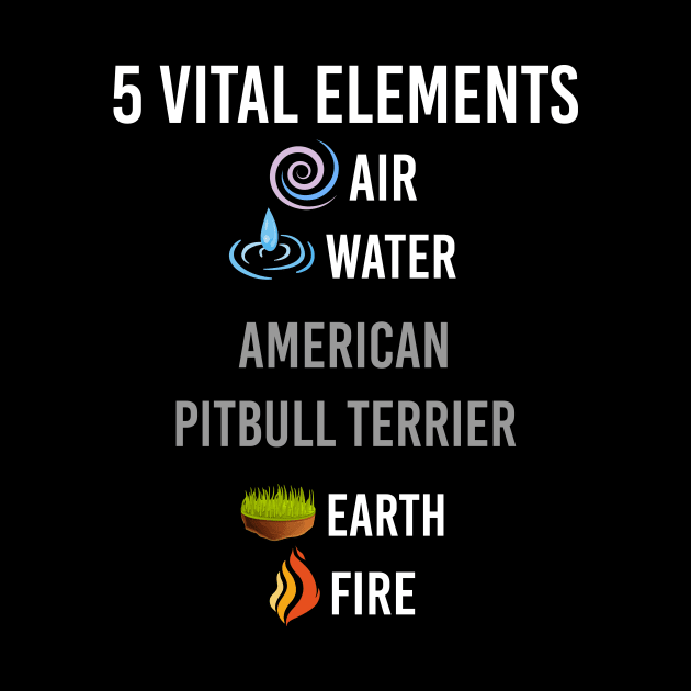 5 Elements American Pitbull Terrier by blakelan128