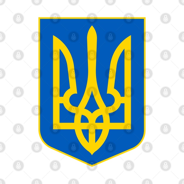 Coat of Arms of Ukraine by COUNTRY FLAGS