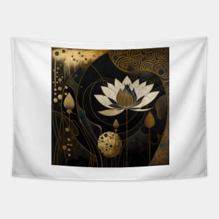 flower and gold Tapestry
