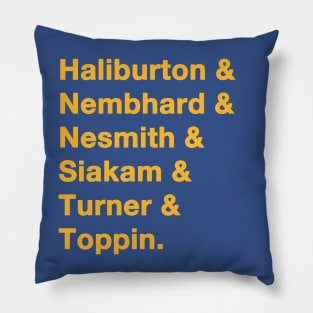 Pacers '23-'24 playoff squad Pillow