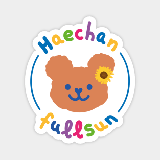 Haechan, the cute bear - NCT's fullsun. Magnet