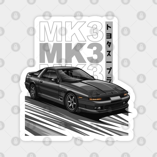 The Legend Supra MK-3 (Onyx Black) Magnet by Jiooji Project