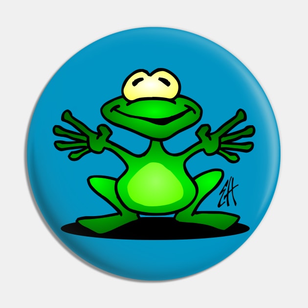 Frog Pin by Cardvibes