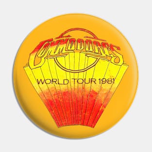 The Commodores / Funk Fan Vintage Look Pin