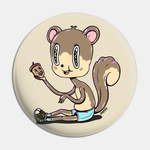 Squirrel girl and her baby acorn~ Pin by amaeore