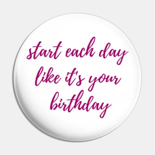 Birthday Pin