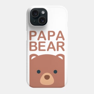 Cute and Cuddly Papa Bear for Father's Day Phone Case