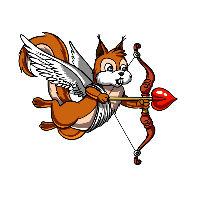 Cute Squirrel Cupid by underheaven