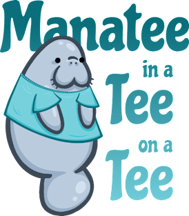 Manatee Tee Magnet