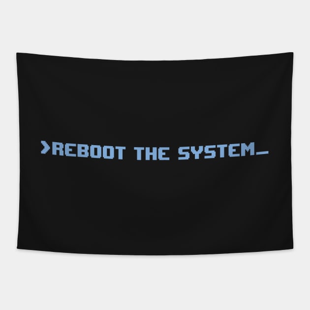 Reboot The System Tapestry by BethsdaleArt