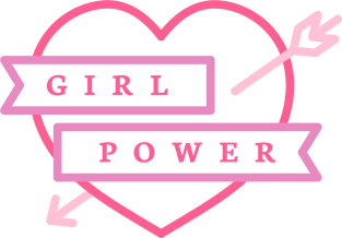 girl power pop art Magnet