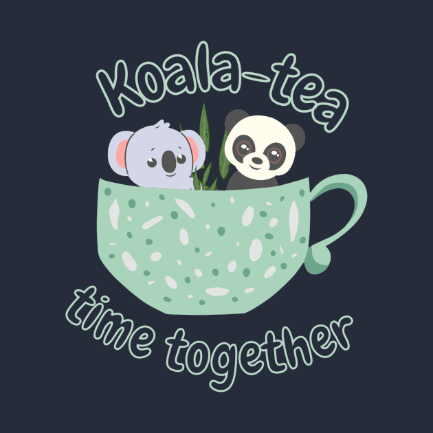 Koala tea time together! - Best Seller by LukjanovArt