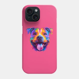 Staffordshire Bull Terrier Happy Dog Phone Case