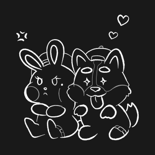 Corgi Love Bunny T-Shirt