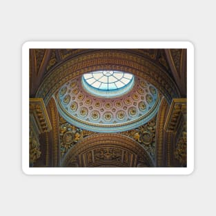 golden ornate ceiling Magnet