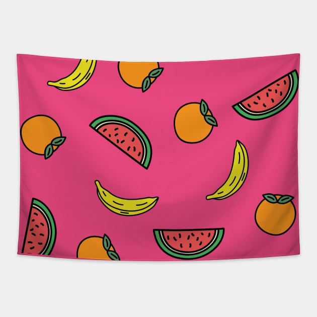 Fruits Pattern Tapestry by burropatterns