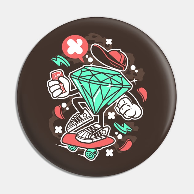 Shine bright like a diamond Pin by Superfunky