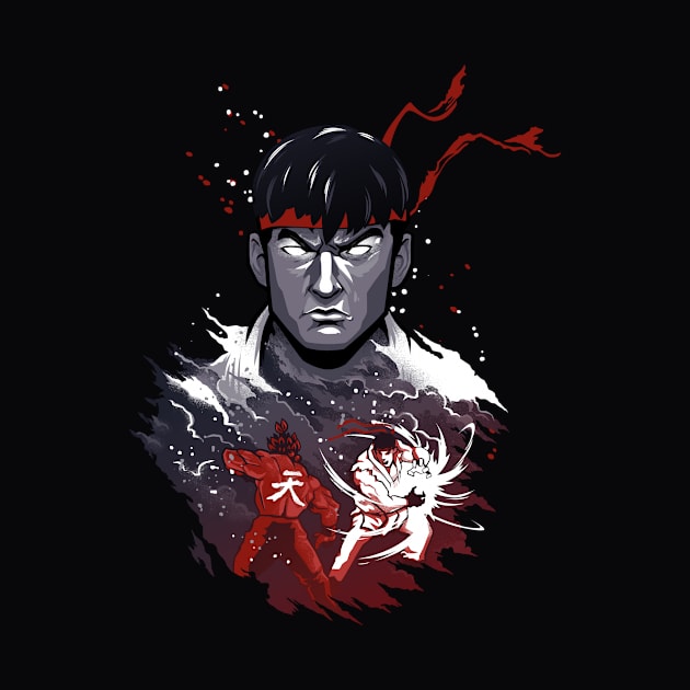 Ryu VS Akuma by Hulkey