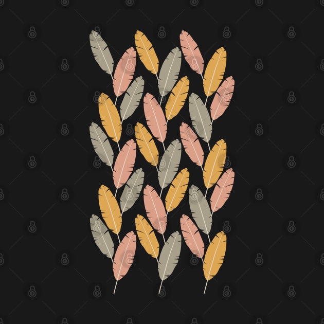 Banana leaves (Gold, blush, and taupe) by lents