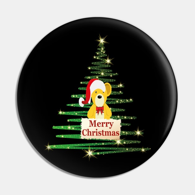 Merry Christmas Pin by TOPTshirt