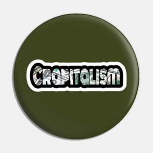 CRAPITALISM Sticker - Double Pin