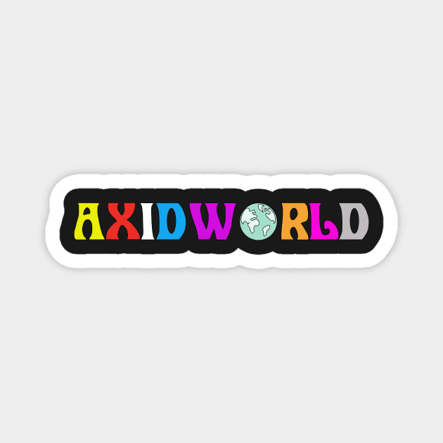 Rainbow AXIDWORLD Magnet by sydneyurban