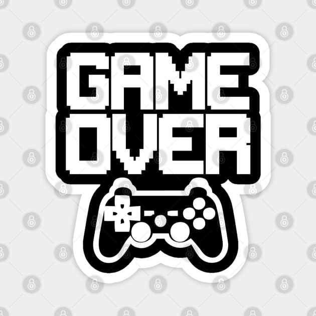 Game Over Magnet by CanCreate