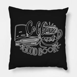 Coffee and good book Pillow