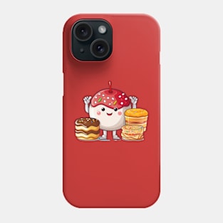 Donut kawaii  junk food T-Shirt cute  funny Phone Case