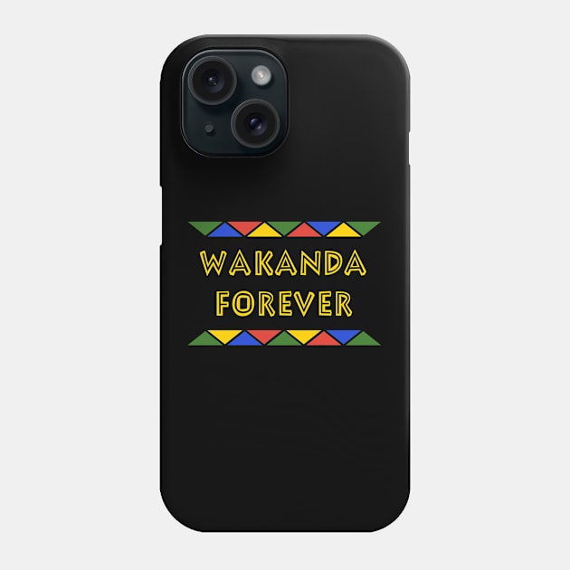 Wakanda T-Shirt Phone Case by mangobanana