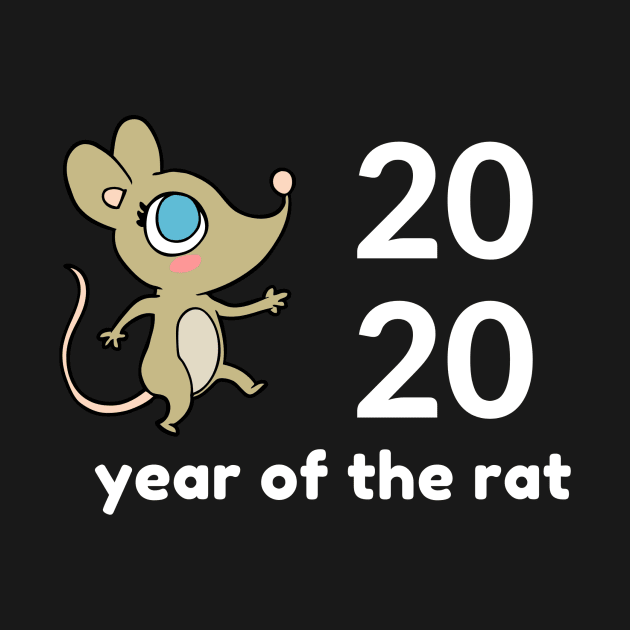 Chinese New Year Shirt, 2020 Year of the Rat by MariaB